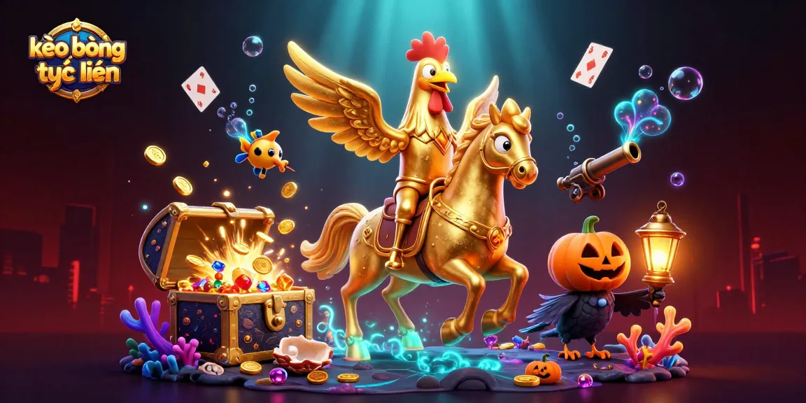 Experience the excitement of kèo bóng đá trực tuyến as golden rooster journey through a vibrant casino scene