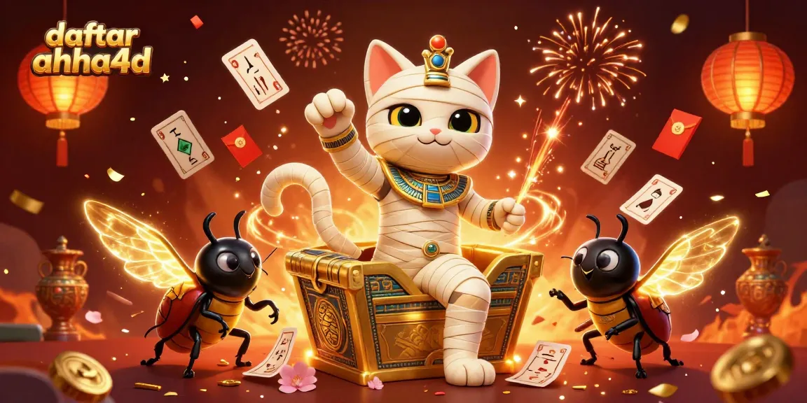 Daftar ahha4d dengan ilustrasi kucing mumi dan harta karun kasino yang memukau.