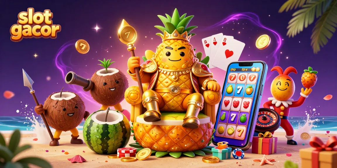 Menangkan slot gacor dengan raja nanas dan penjaga kokos di kasino tropis.