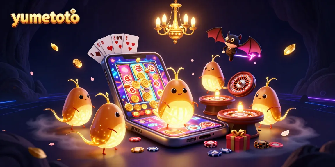 Experience the vibrant yumetoto cave casino illuminated by glowing worms and a bat dealer.