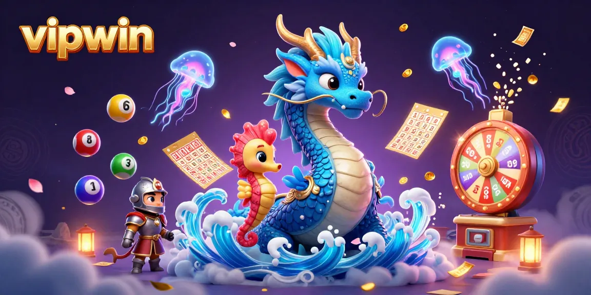 Join the excitement at vipwin with vibrant lottery visuals and captivating characters.