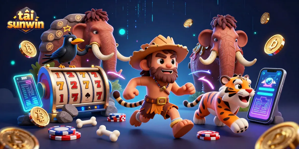 Spin to win big with tải sunwin at the colorful prehistoric casino adventure!